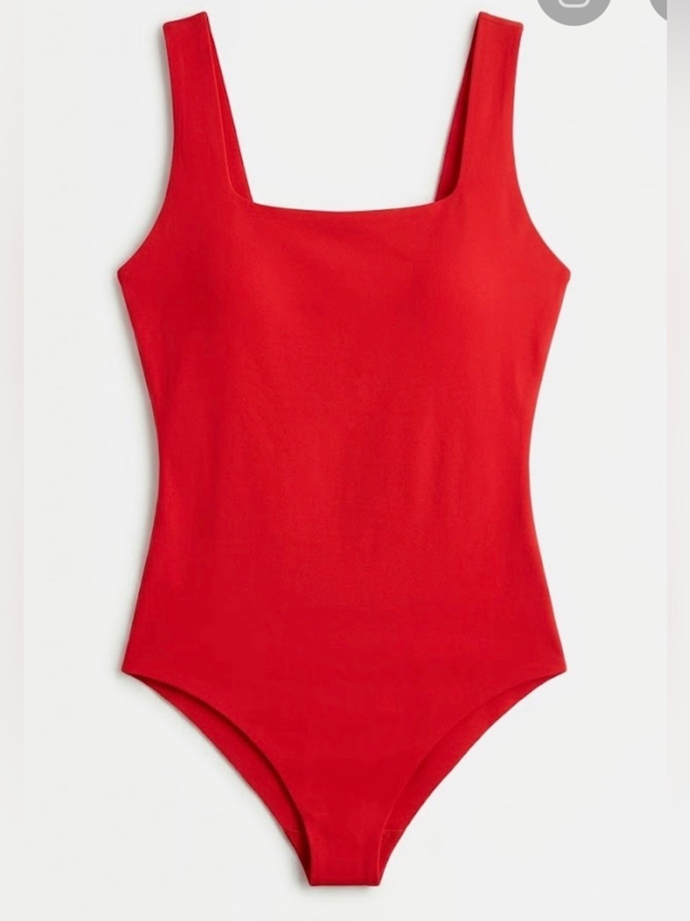 aerie Smoothez Red Square-Neck Bodysuit